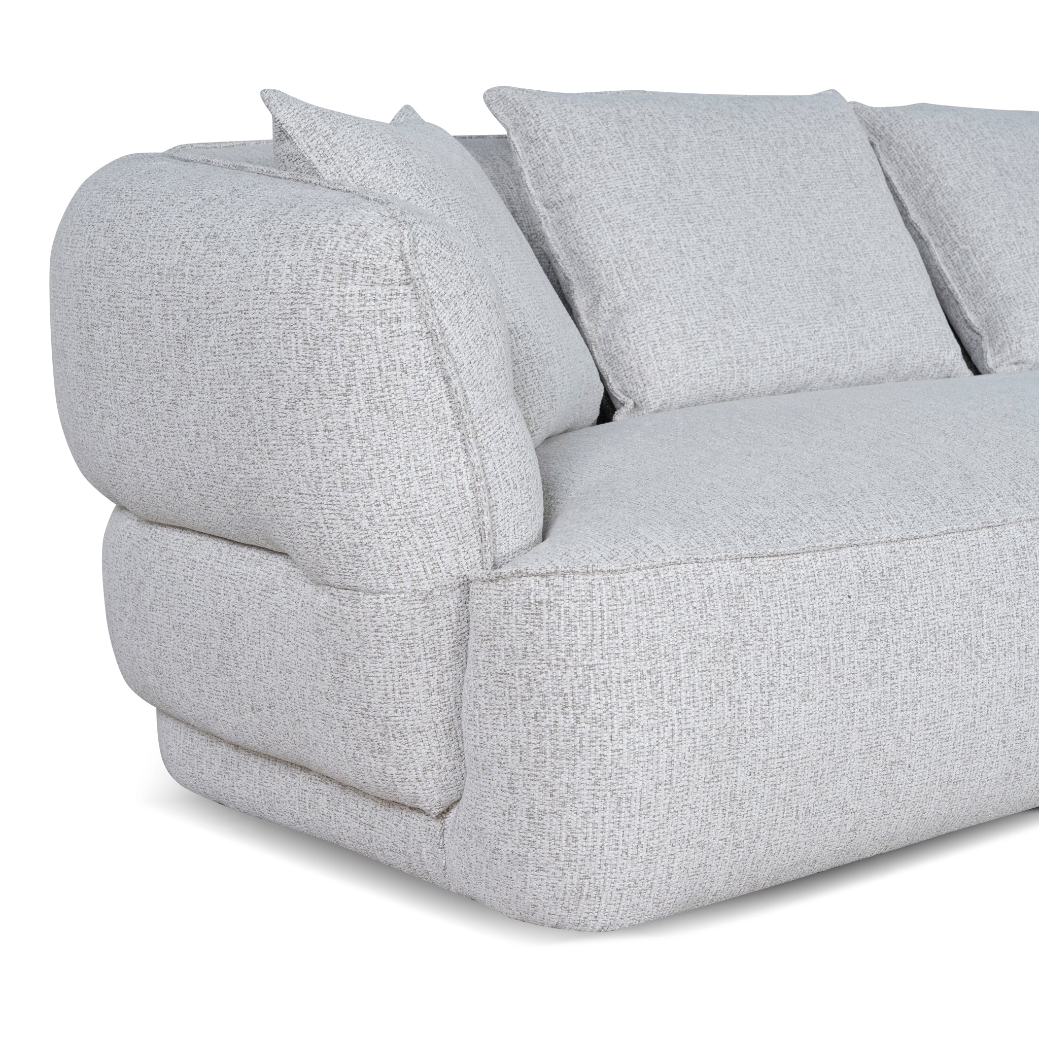 CLC10875-KJ Right Chaise Sofa - Almond Beige
