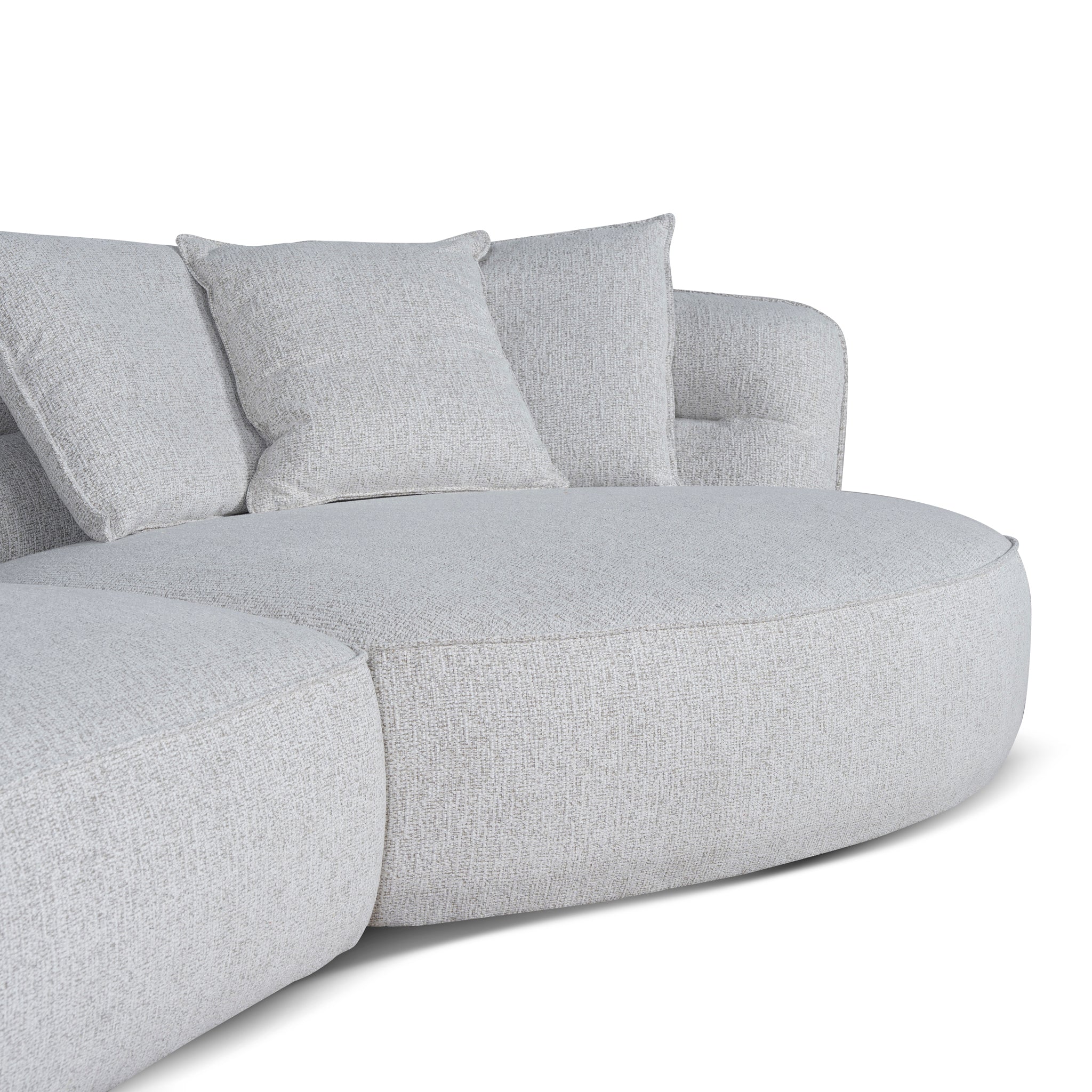 CLC10875-KJ Right Chaise Sofa - Almond Beige