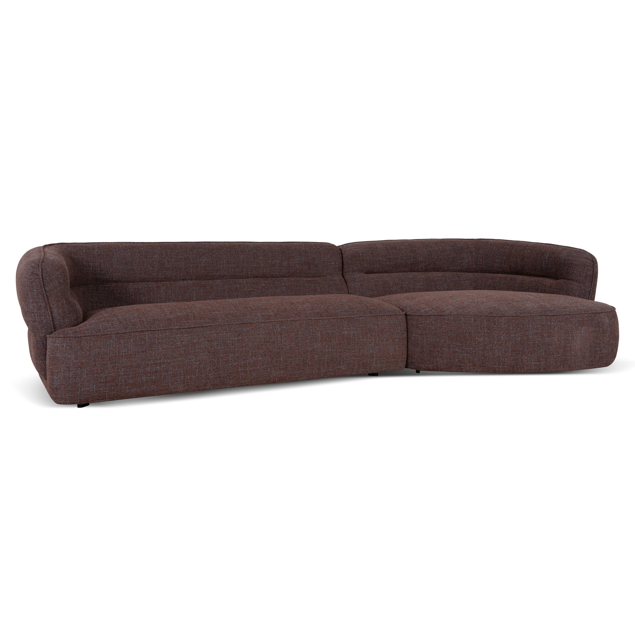 CLC10876-KJ Right Chaise Sofa - Moss Brown
