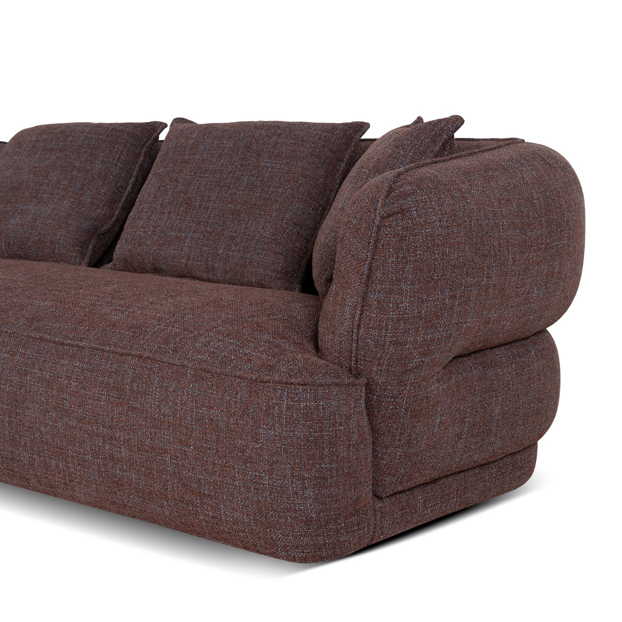 CLC10877-KJ Left Chaise Sofa - Moss Brown