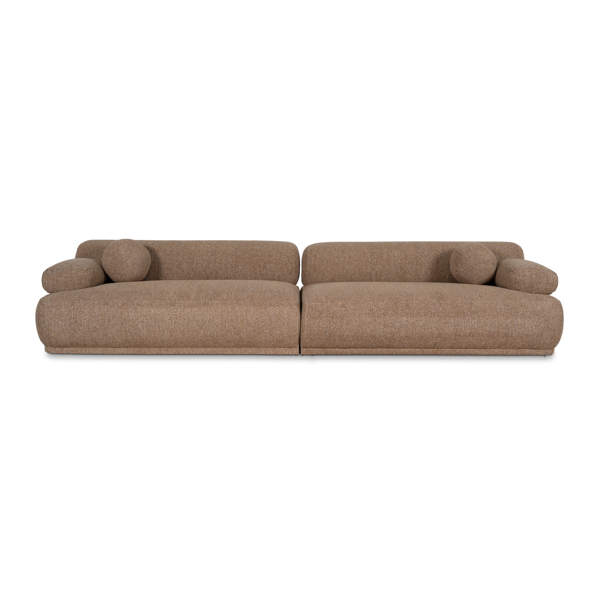 CLC10879-KJ 4 Seater Sofa - Almond Brown