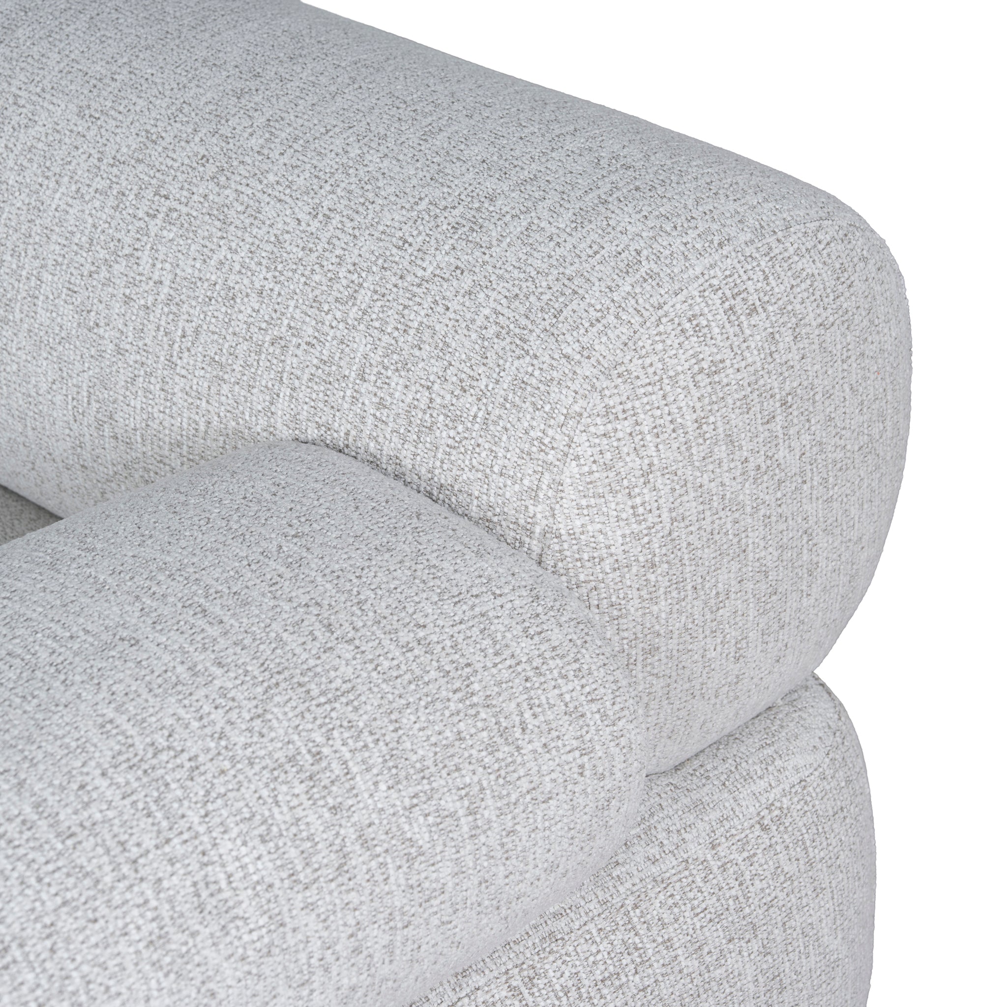 CLC10888-KJ Left Armless Modular Corner Sofa - Almond Beige