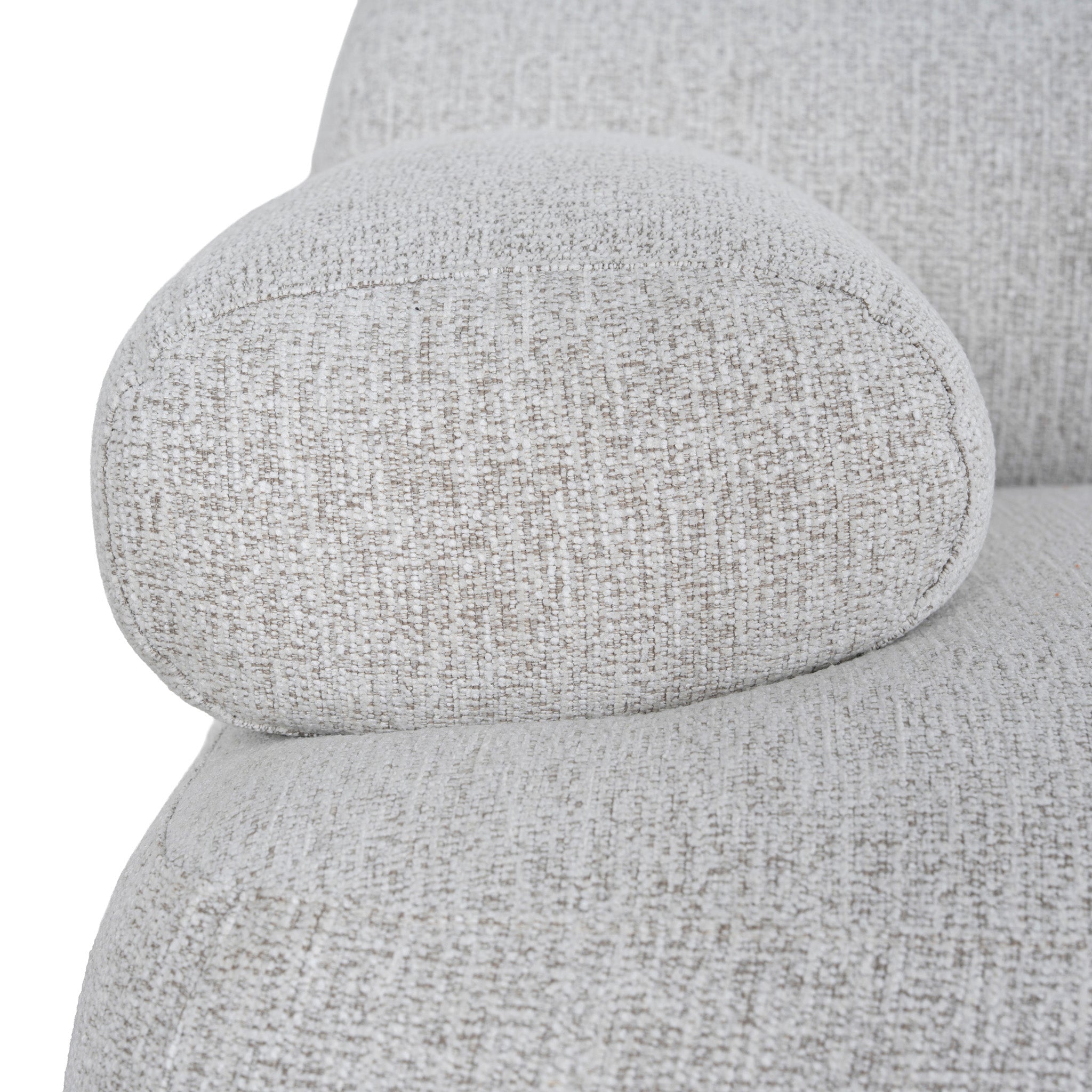 CLC10889-KJ Right Armless Modular Corner Sofa - Almond Beige