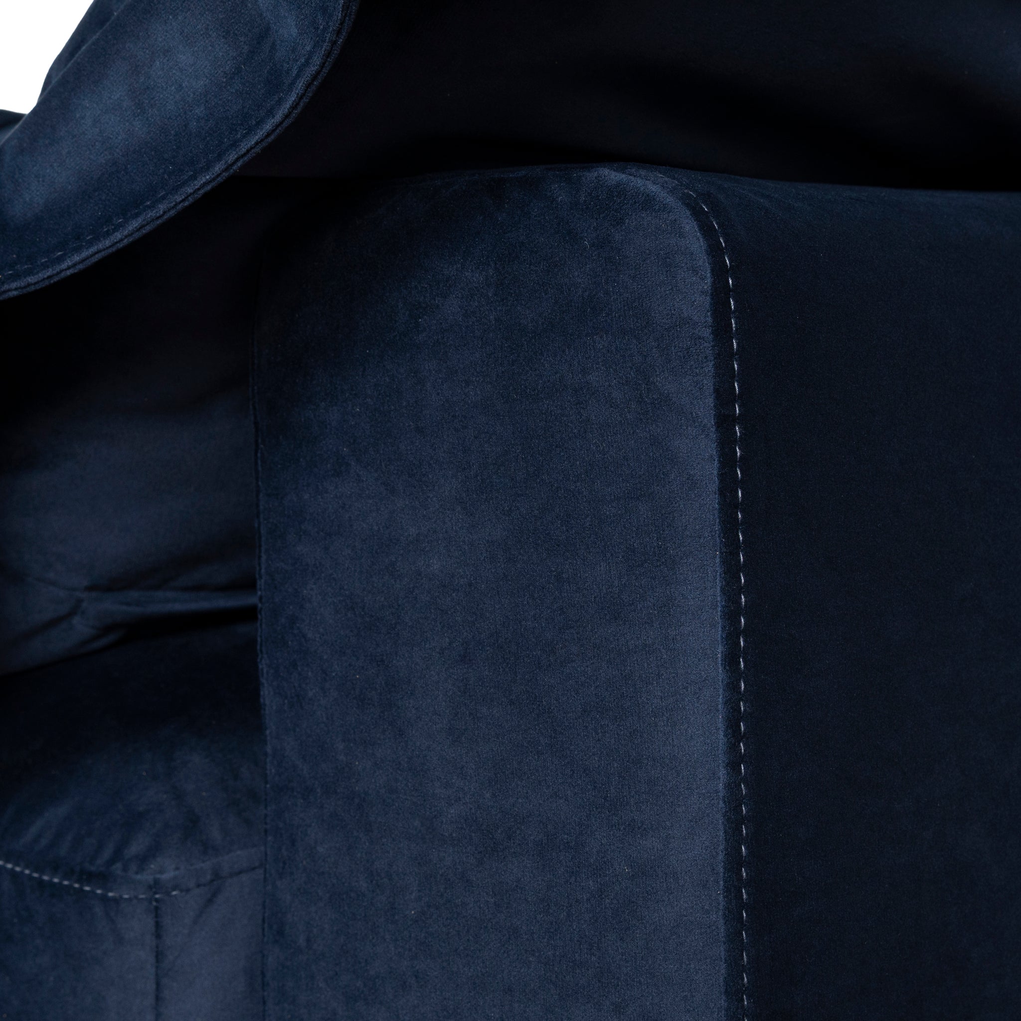 CLC10913-KSO 3 Seater Chaise Sofa - Navy Blue