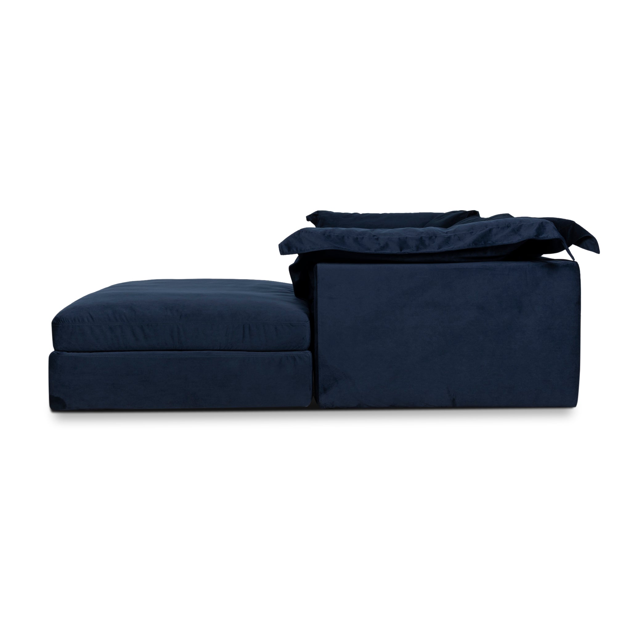CLC10913-KSO 3 Seater Chaise Sofa - Navy Blue
