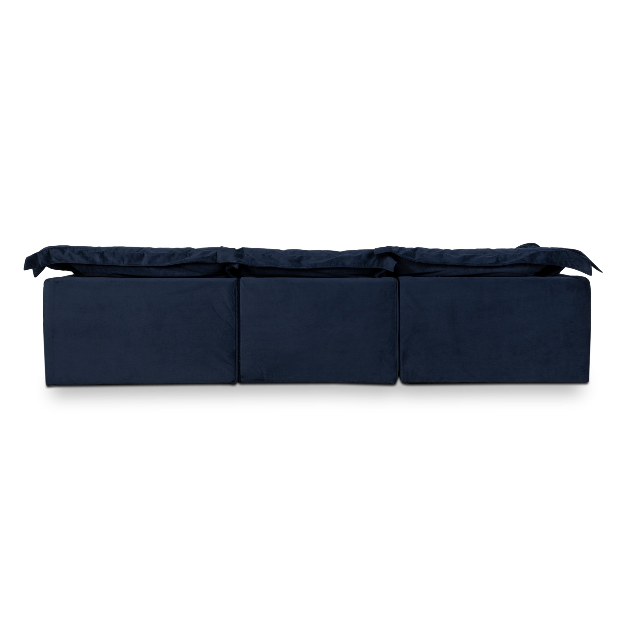 CLC10913-KSO 3 Seater Chaise Sofa - Navy Blue