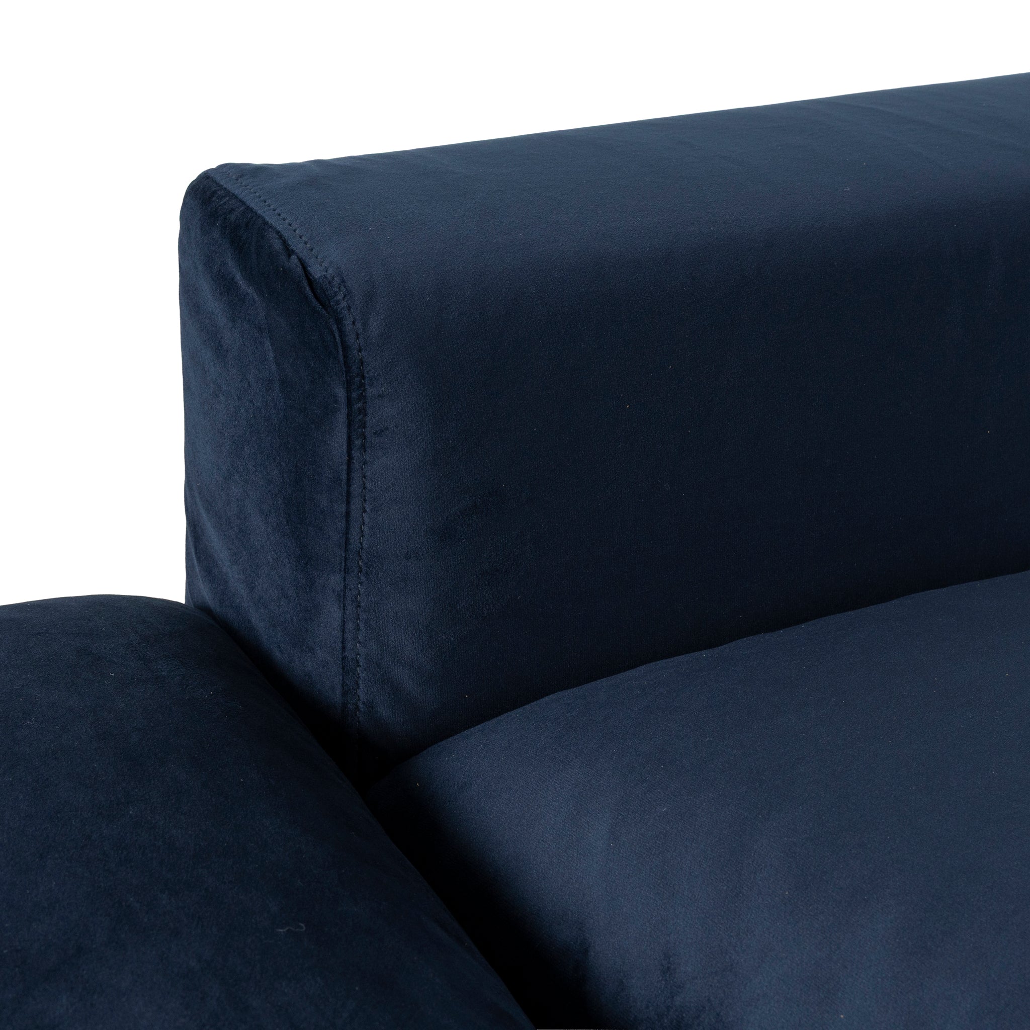 CLC10913-KSO 3 Seater Chaise Sofa - Navy Blue