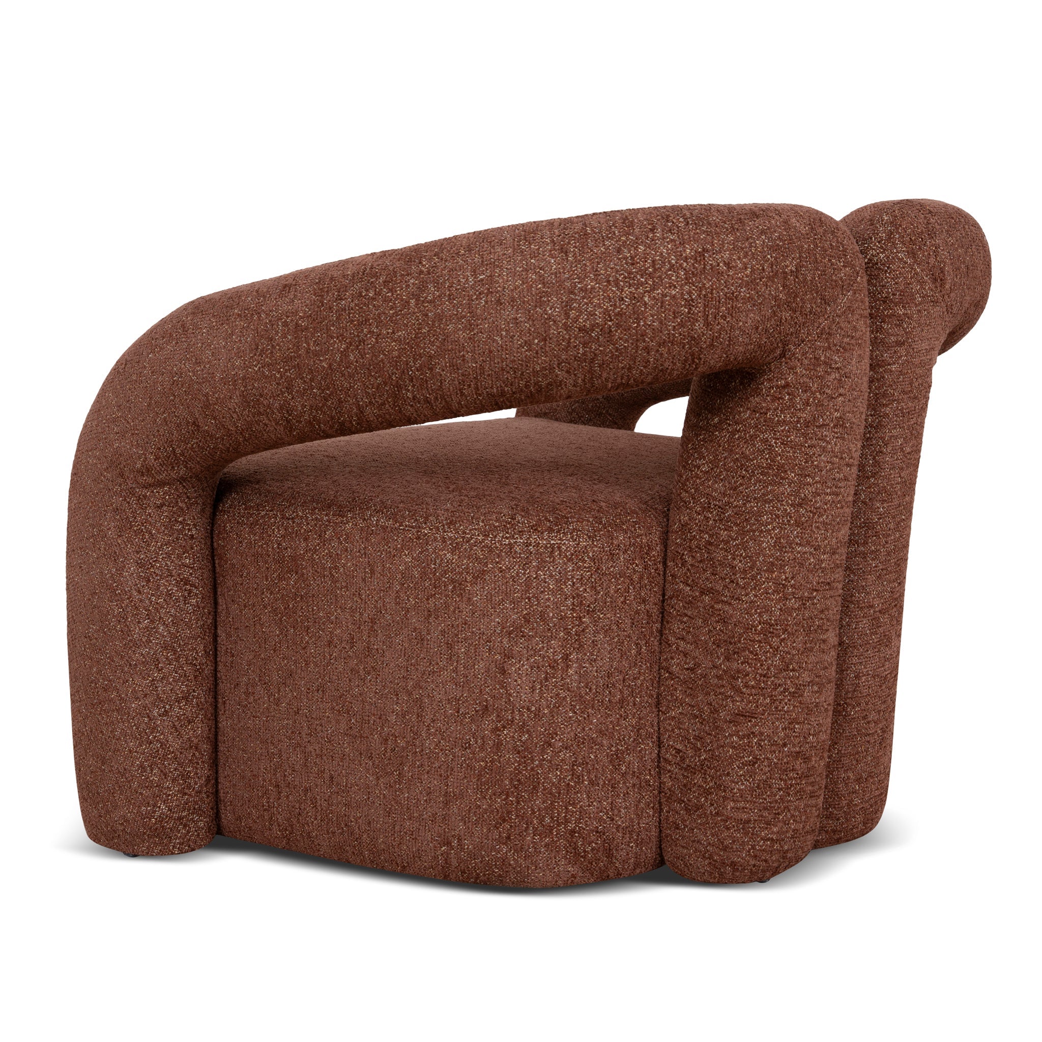 CLC10916-CA Fabric Armchair - Warm Brown