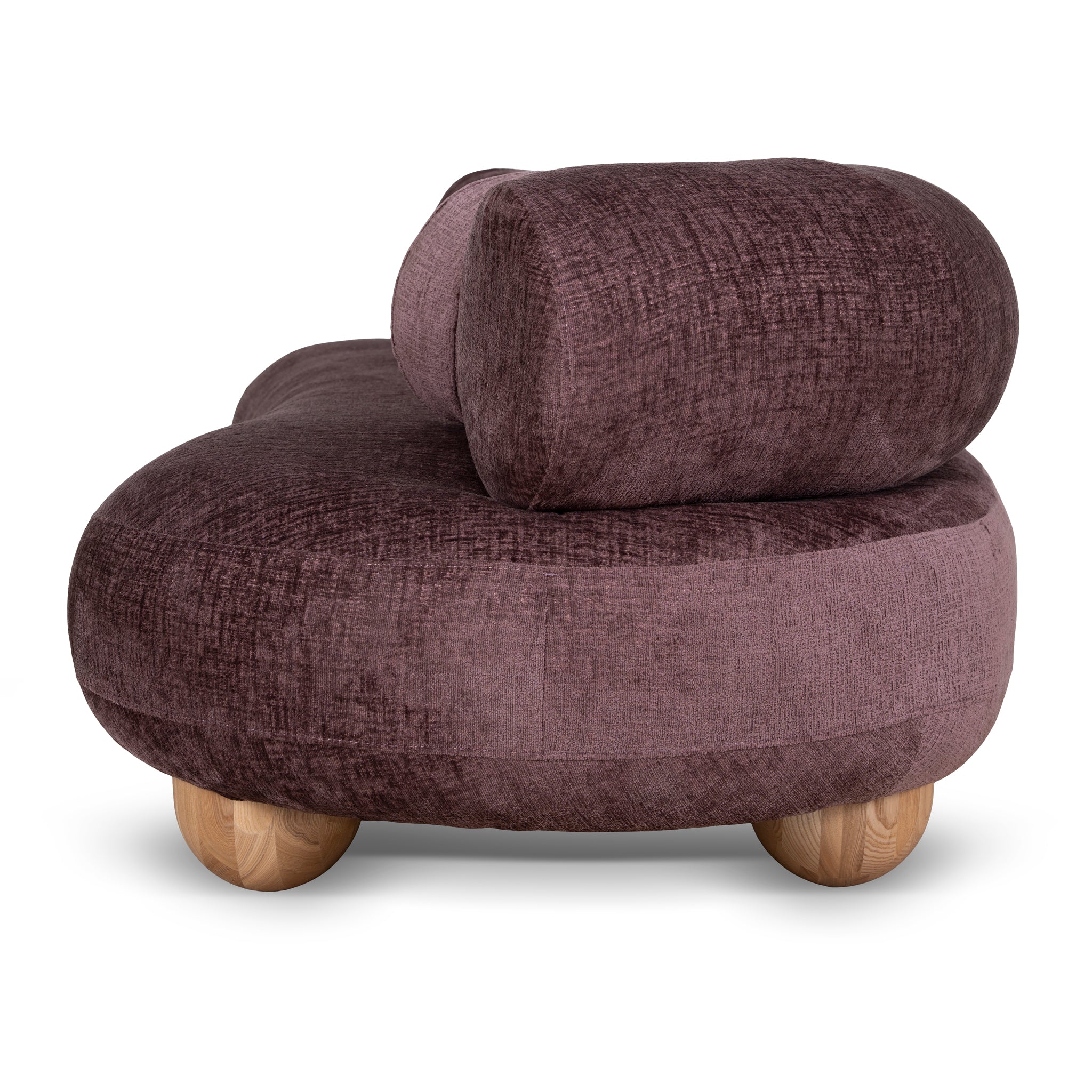 3 Seater Sofa - Plum