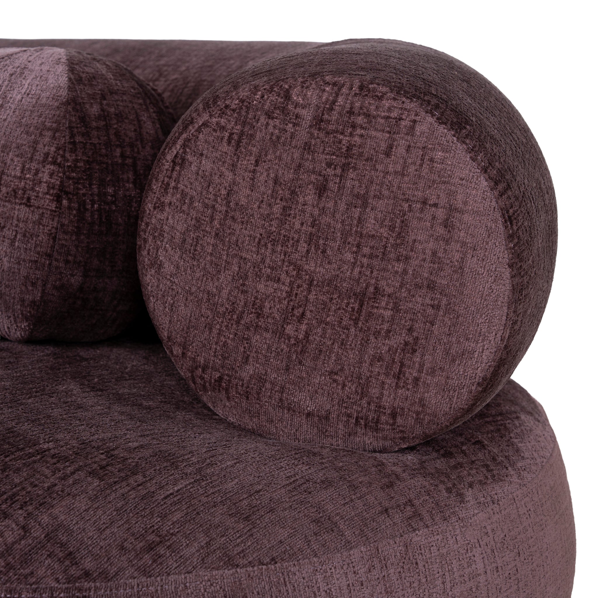 3 Seater Sofa - Plum