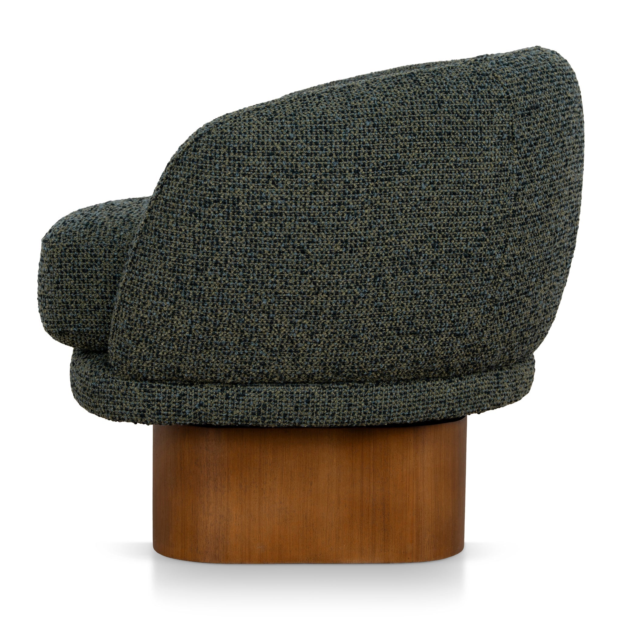 CLC10923-CA Fabric Swivel Armchair - Dusky Green