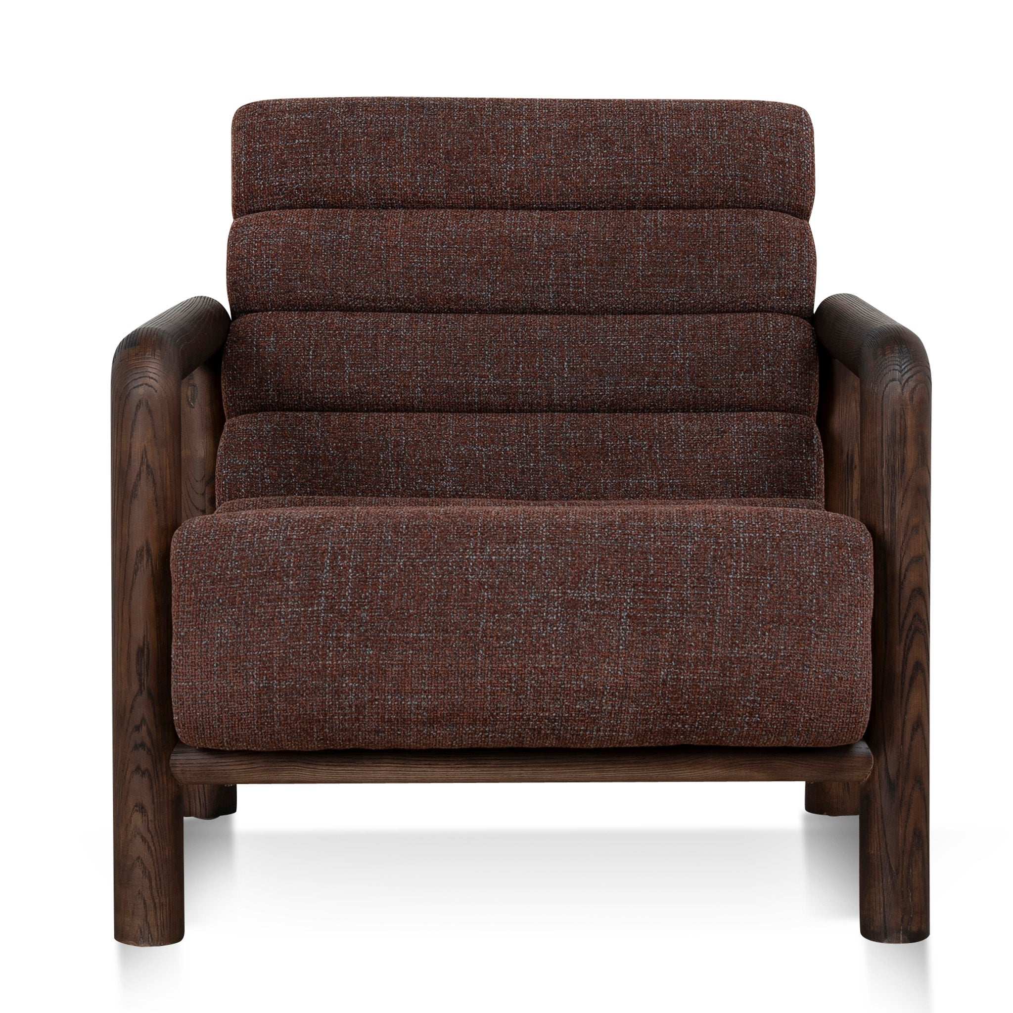 Fabric Lounge Chair - Moss Brown