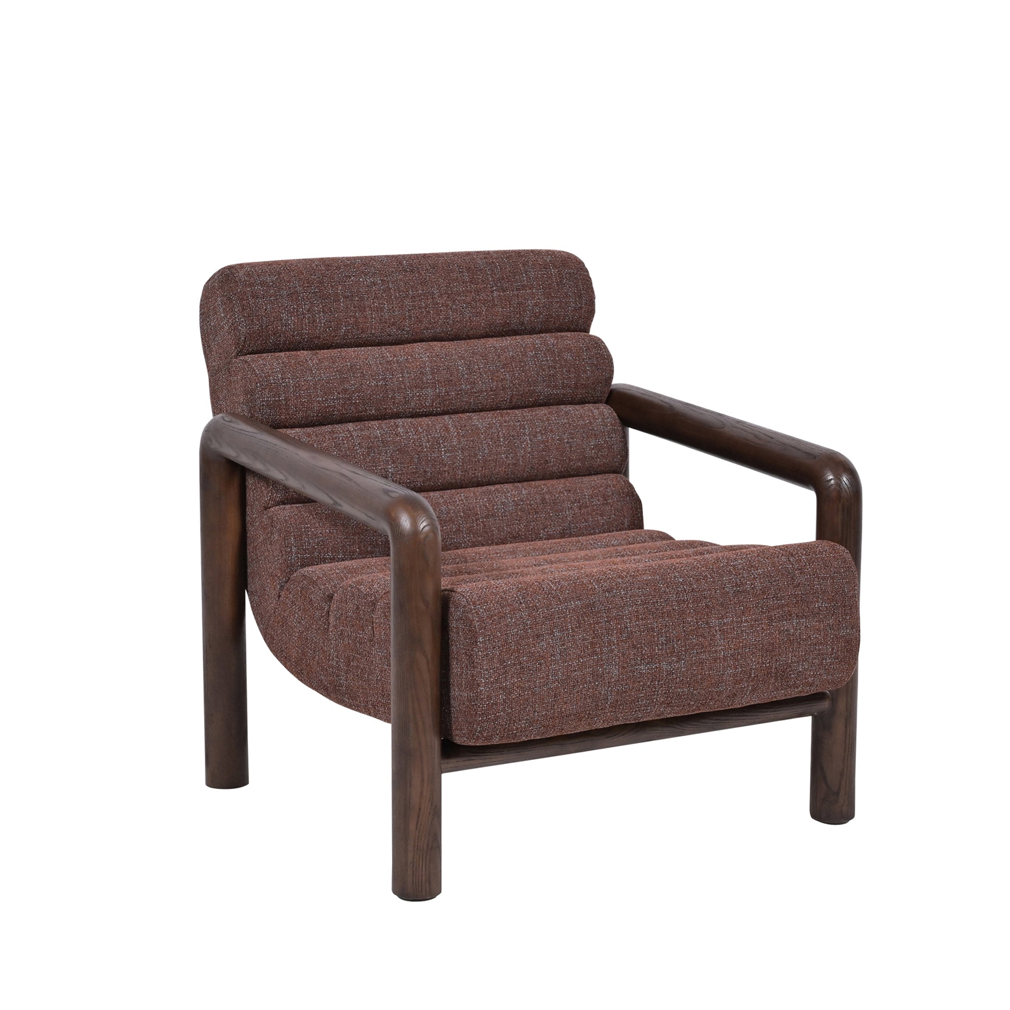 CLC10933-OLS Fabric Lounge Chair - Moss Brown