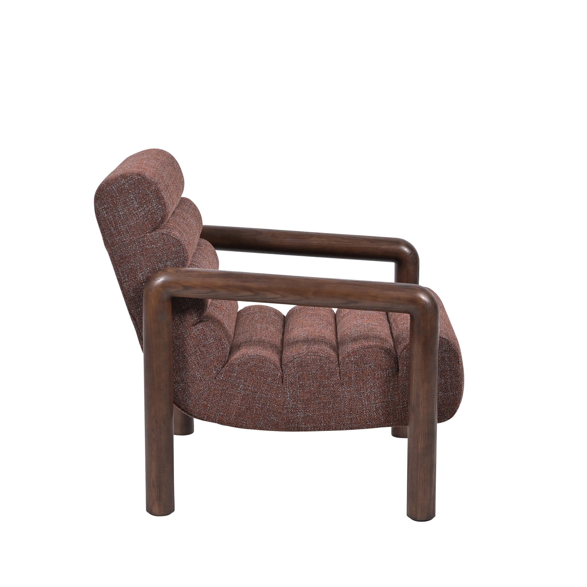 CLC10933-OLS Fabric Lounge Chair - Moss Brown