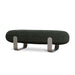 1.5m Long Bench Seat - Duffle Green