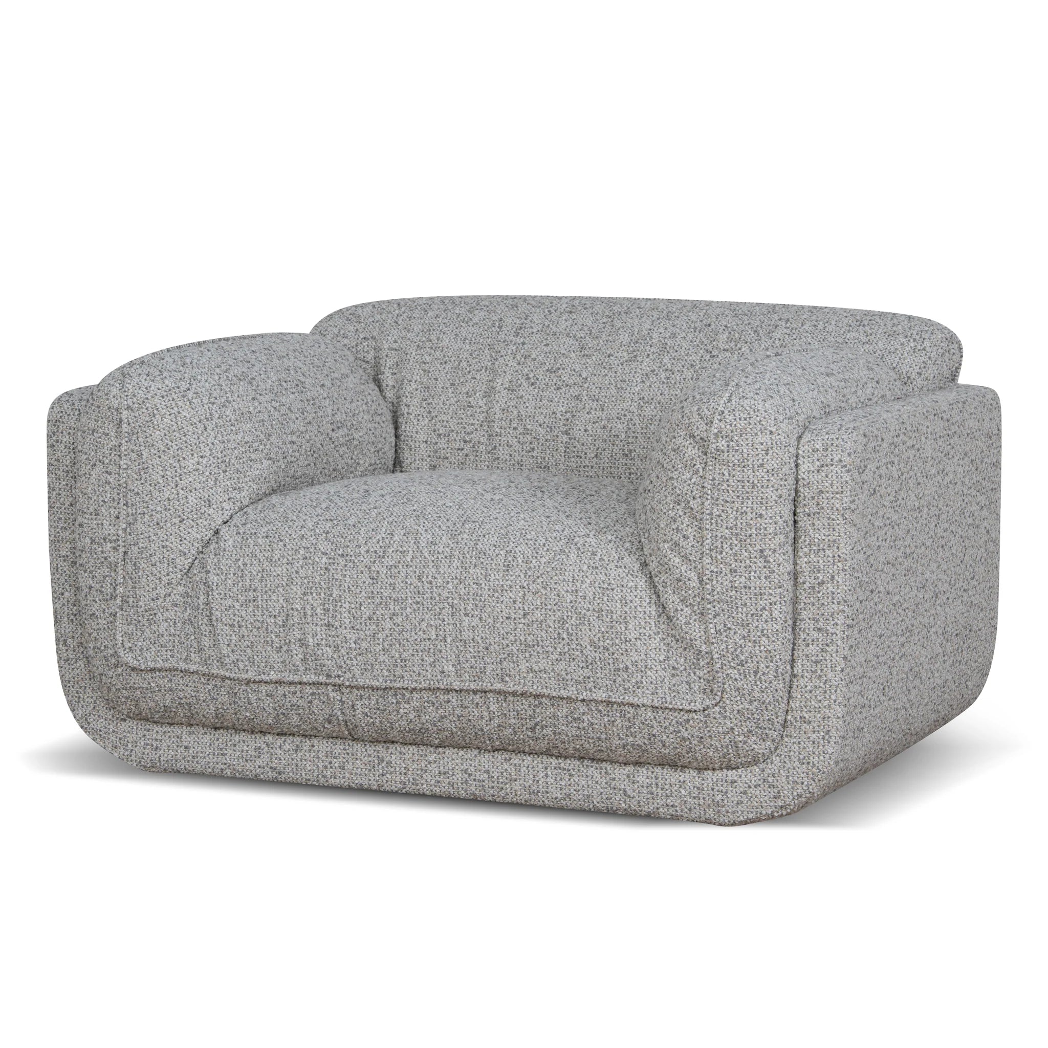 Showcasing Movecora Armchair - Noah Silver Lining LC10978-IG Armchair by Calibre Furniturs