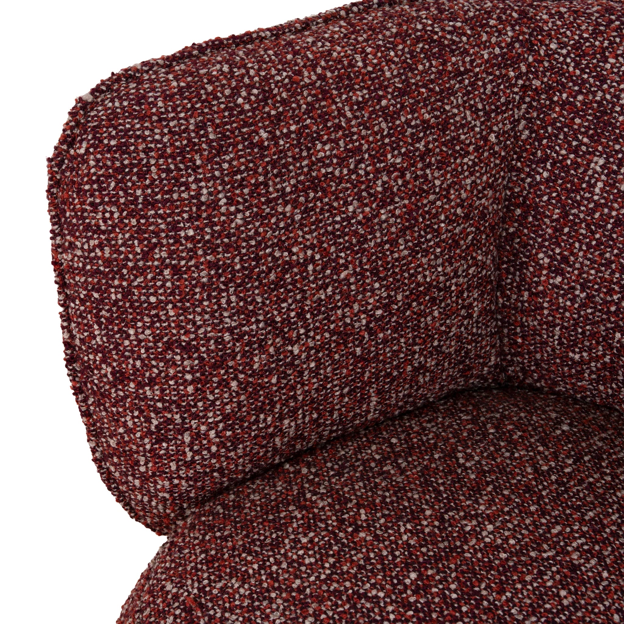 Labusora Swivel Armchair - Autumn Red