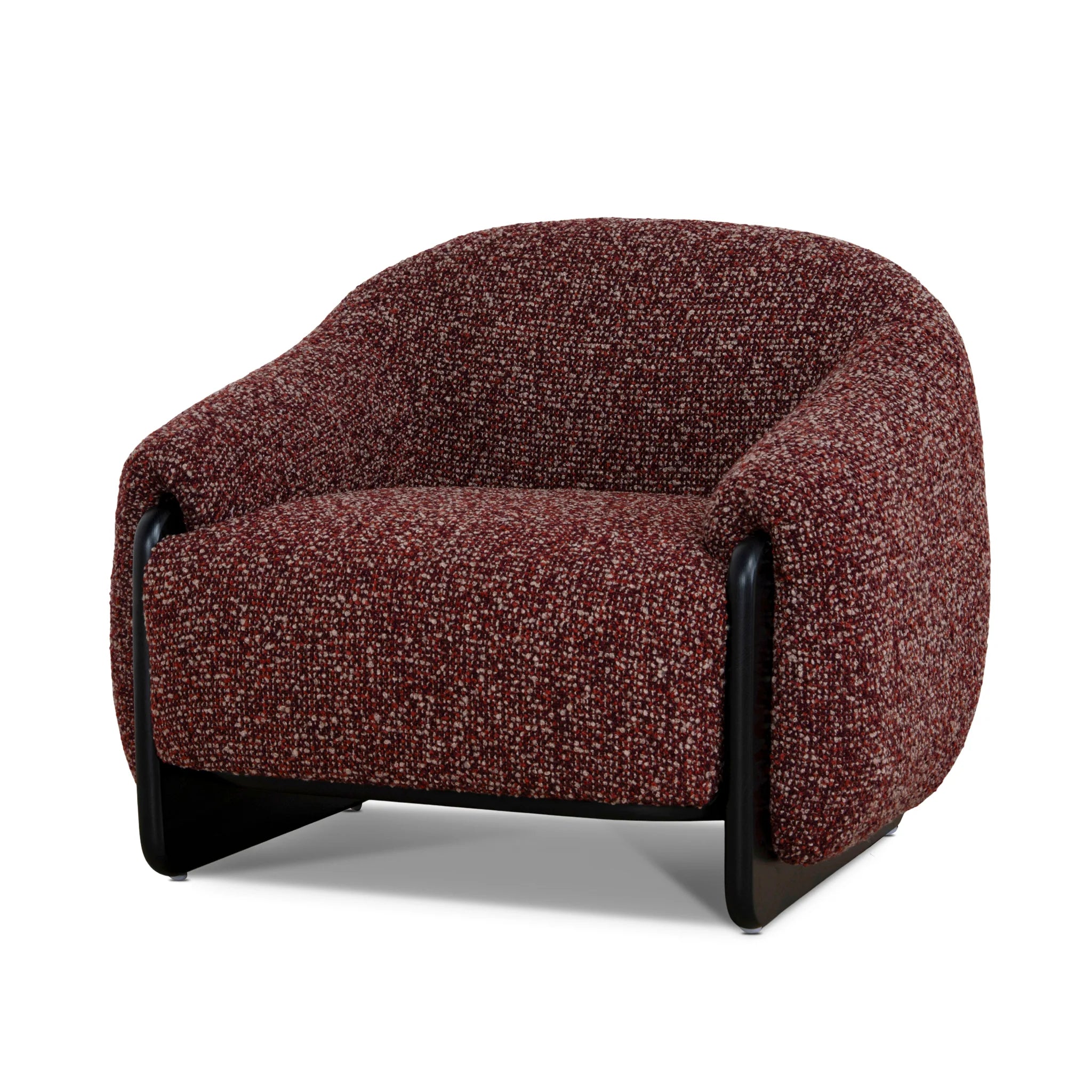 Showcasing Nenumora Armchair - Autumn Red LC12132-CI Armchair by Calibre Furniturs