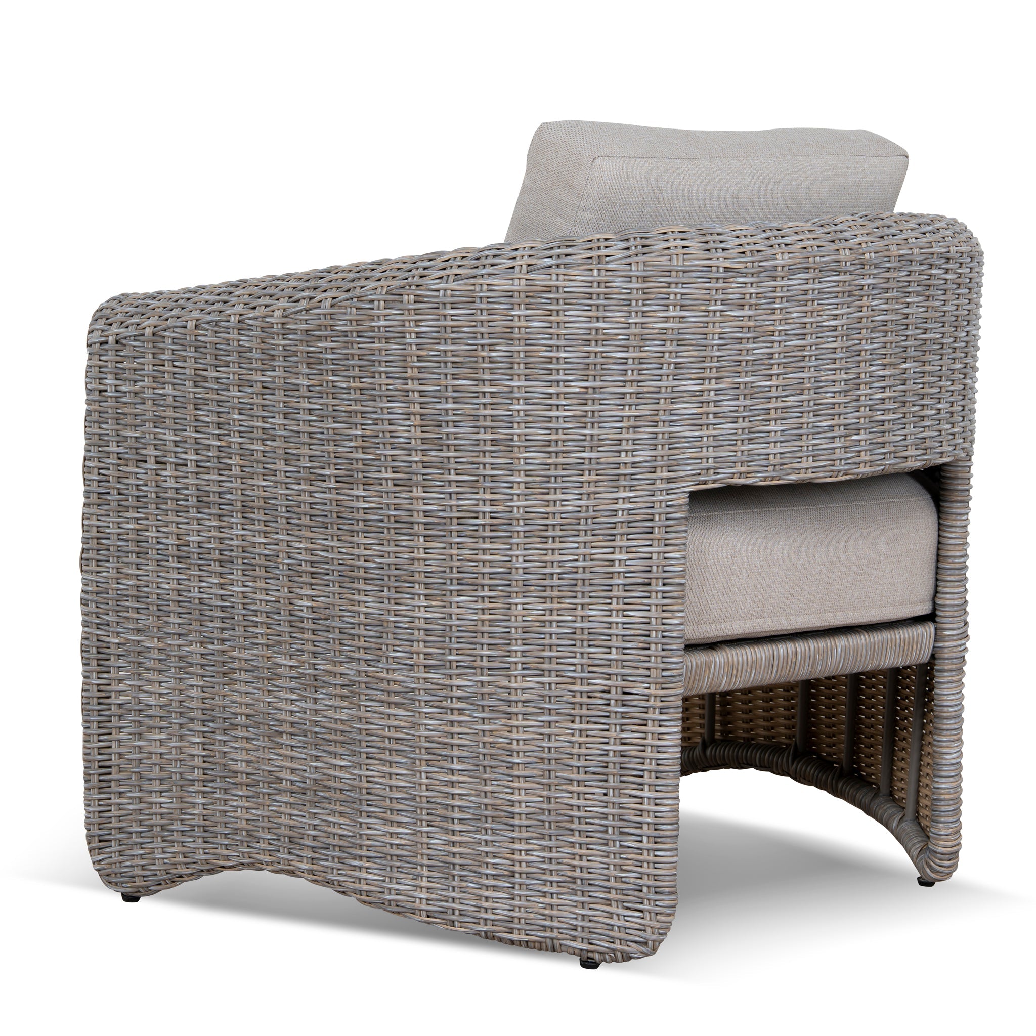 Outdoor Armchair - Light Brown - image 4
