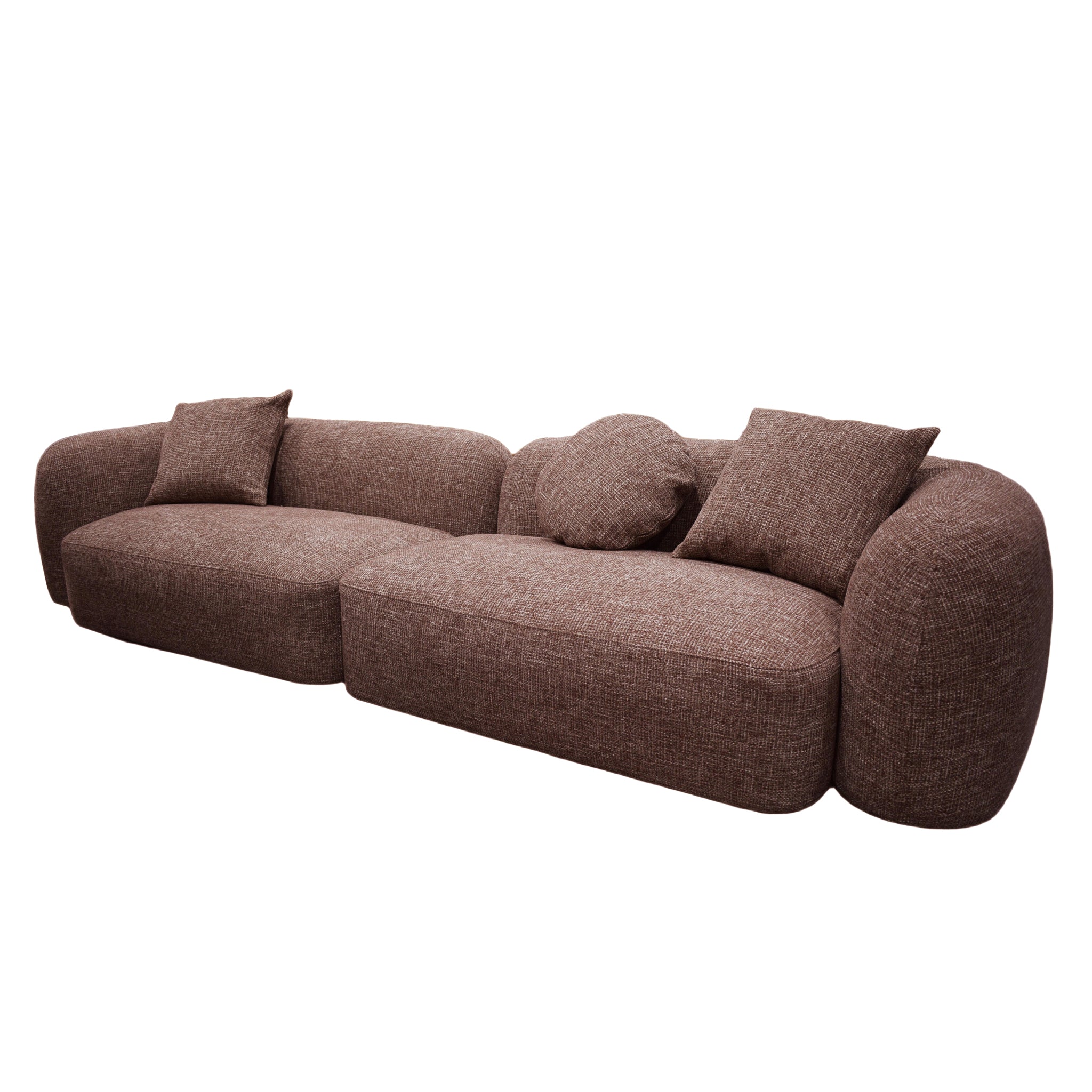 Showcasing Tarina 4 Seater Sofa - Santiago Copper LC12368-AE Sofas by Calibre Furniturs