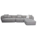 Showcasing Sedora 4 Seater Right Chaise Sofa - Plush Spec Brown LC12401-AE Sofas by Calibre Furniturs