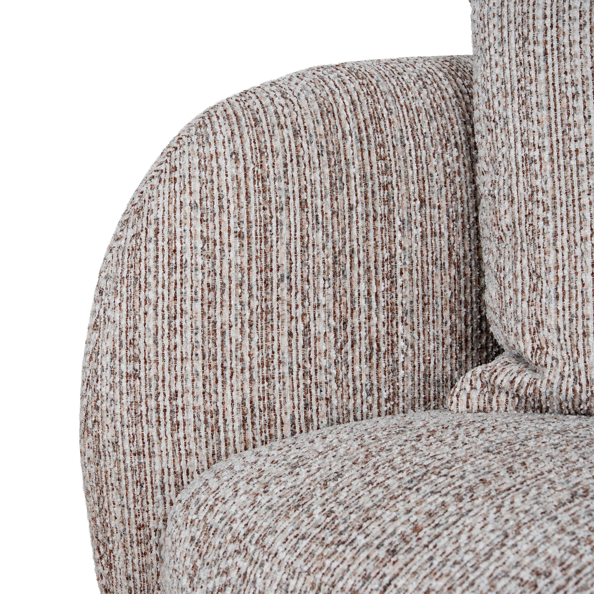 Kipelo 4 Seater Sofa - Plush Spec Brown
