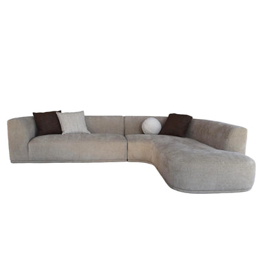 Showcasing Ralovela 4 Seater Right Chaise Sofa - Lila Beige LC12404-AE Sofas by Calibre Furniturs