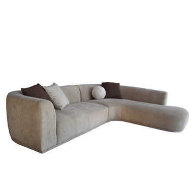 Showcasing Ralovela 4 Seater Right Chaise Sofa - Lila Beige LC12404-AE Sofas by Calibre Furniturs