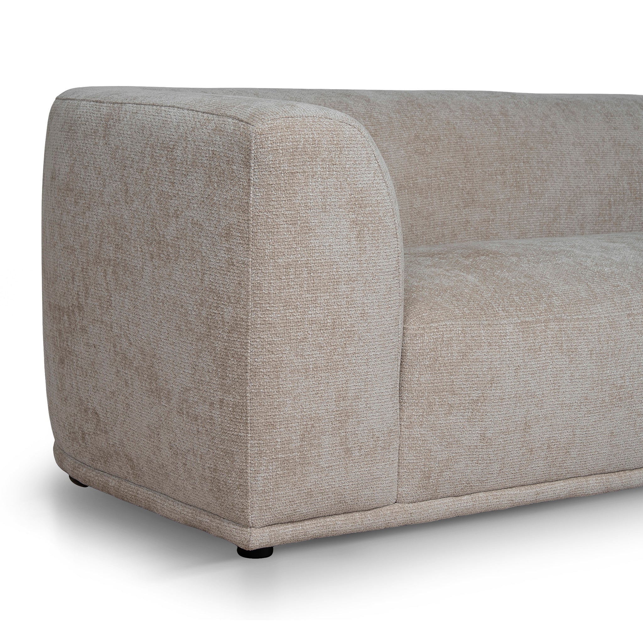 4 Seater Right Chaise Sofa - Lila Beige