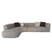 Showcasing Daluna 4 Seater Left Chaise Sofa - Lila Beige LC12405-AE Sofas by Calibre Furniturs
