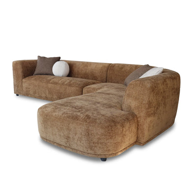 Showcasing Parinilo 4 Seater Right Chaise Sofa - Lila Nutmeg LC12406-AE Sofas by Calibre Furniturs