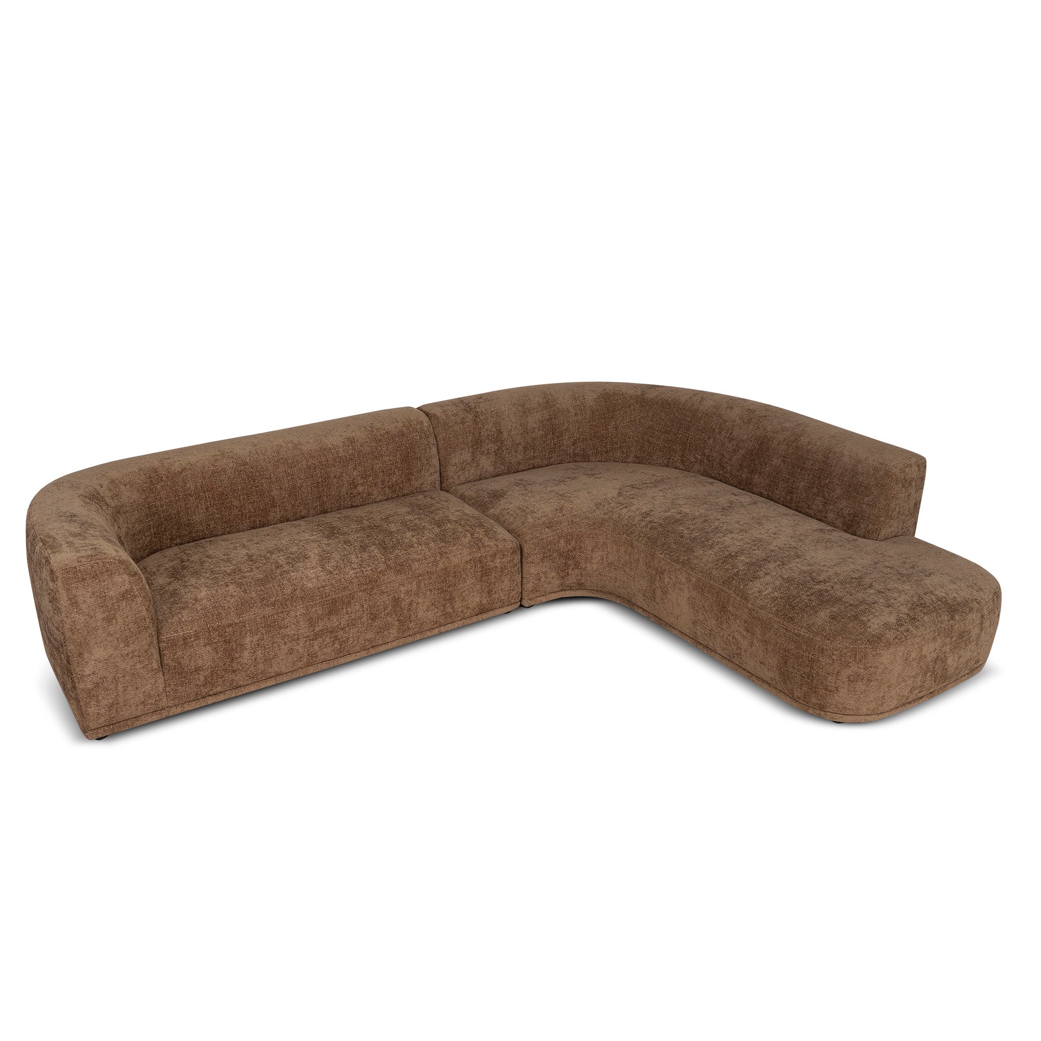 CLC12406-AE 4 Seater Right Chaise Sofa - Lila Nutmeg