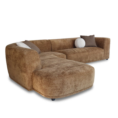 Showcasing Bosinilo 4 Seater Left Chaise Sofa - Lila Nutmeg LC12407-AE Sofas by Calibre Furniturs