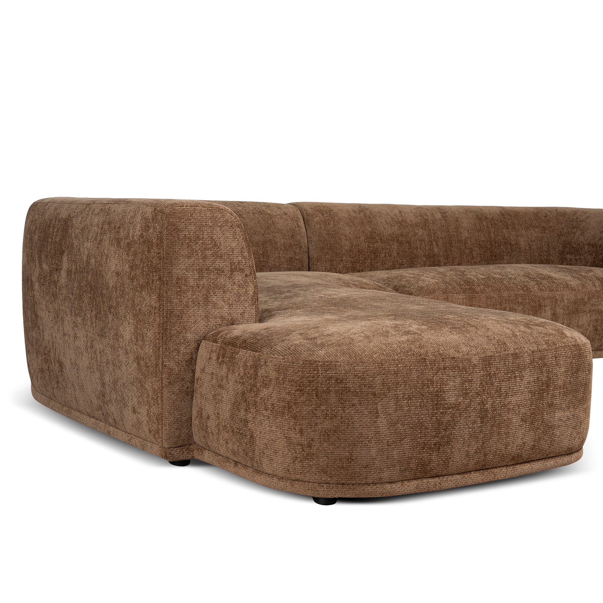 CLC12407-AE 4 Seater Left Chaise Sofa - Lila Nutmeg