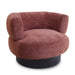 Showcasing Rinenilo Armchair - Lila Burgundy LC12409-AE Armchair by Calibre Furniturs