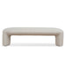 Showcasing Sacora 1.5m Long Ottoman Bench - Oatmeal Beige LC12418-YY Ottoman by Calibre Furniturs
