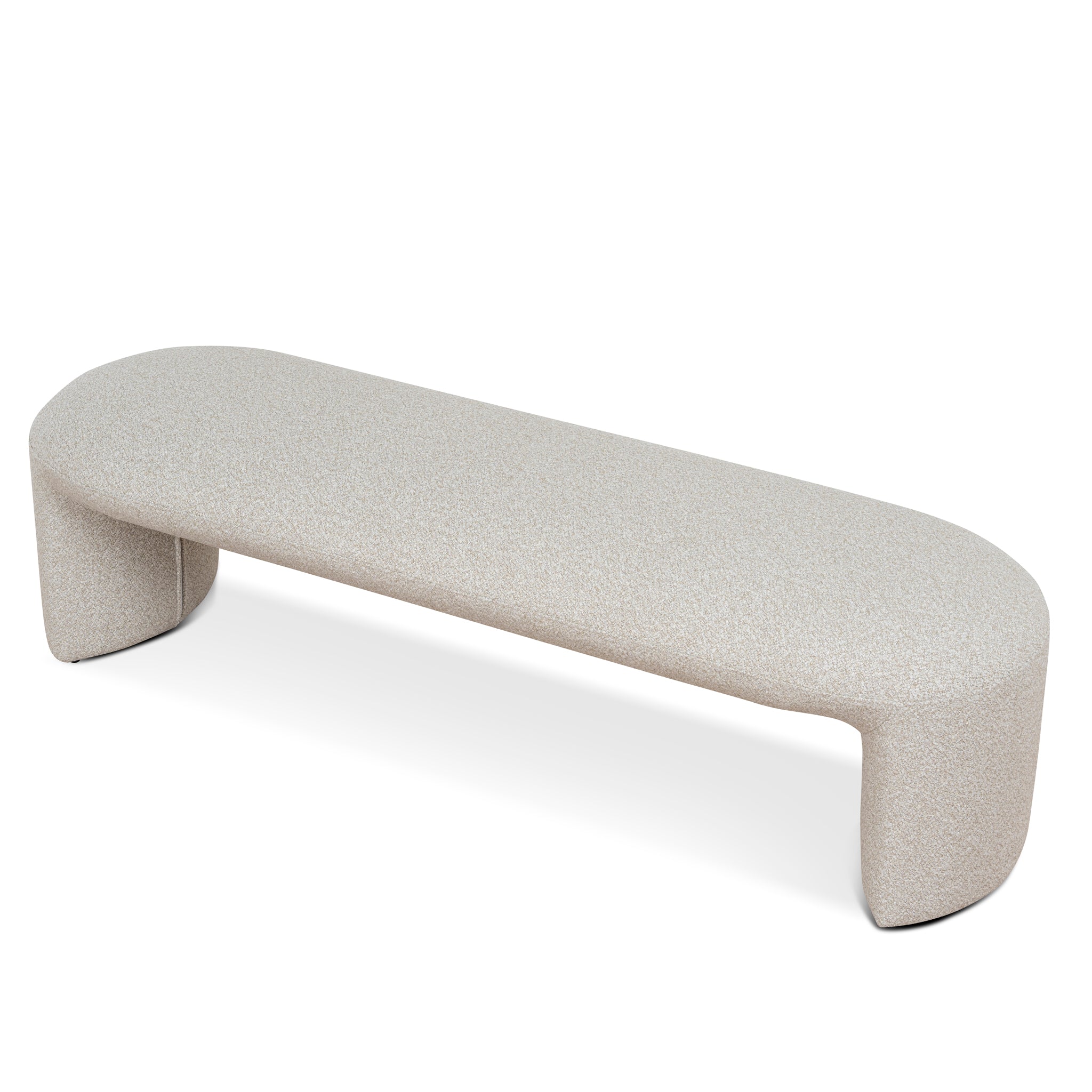 1.5m Long Ottoman Bench - Oatmeal Beige