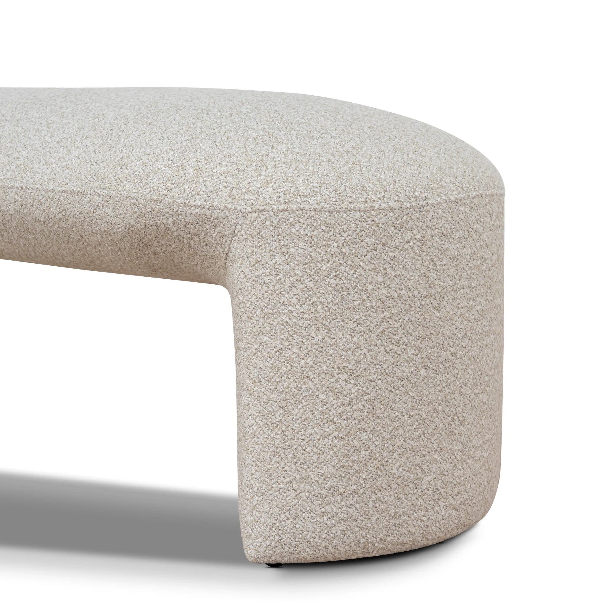 Sacora 1.5m Long Ottoman Bench - Oatmeal Beige