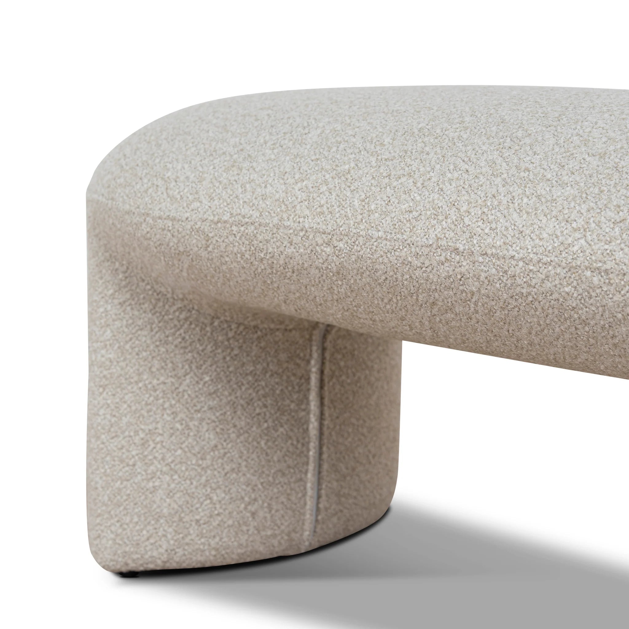 Sacora 1.5m Long Ottoman Bench - Oatmeal Beige