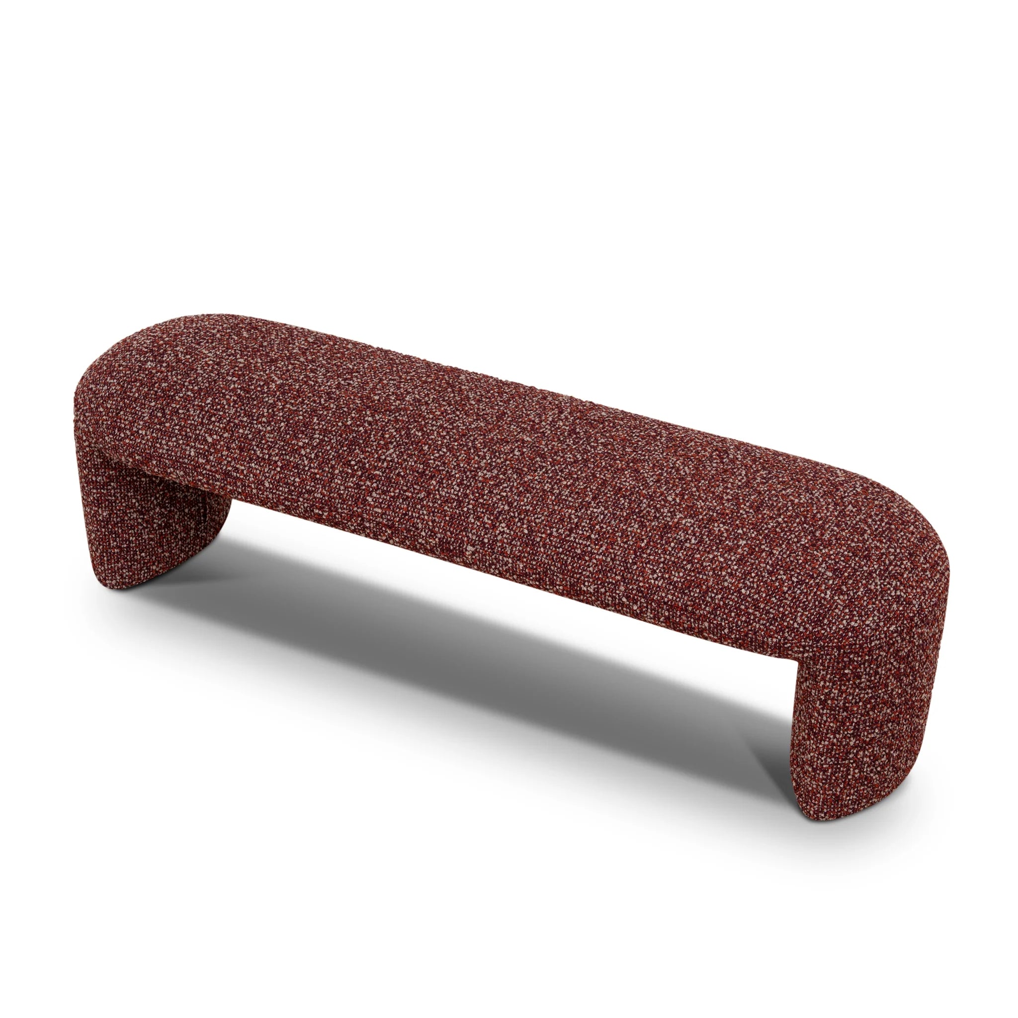 Showcasing Dikera 1.5m Long Ottoman Bench - Autumn Red LC12419-YY Ottoman by Calibre Furniturs