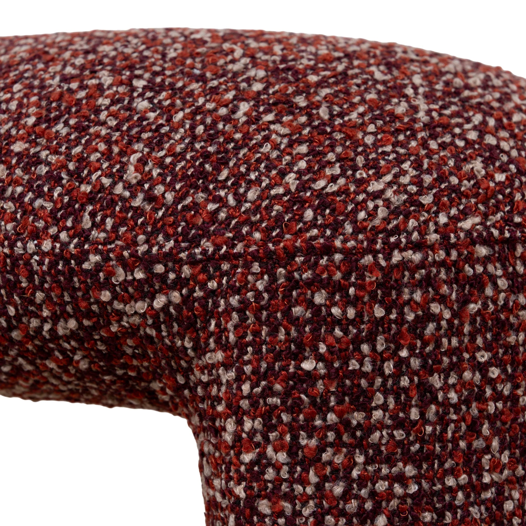 Dikera 1.5m Long Ottoman Bench - Autumn Red