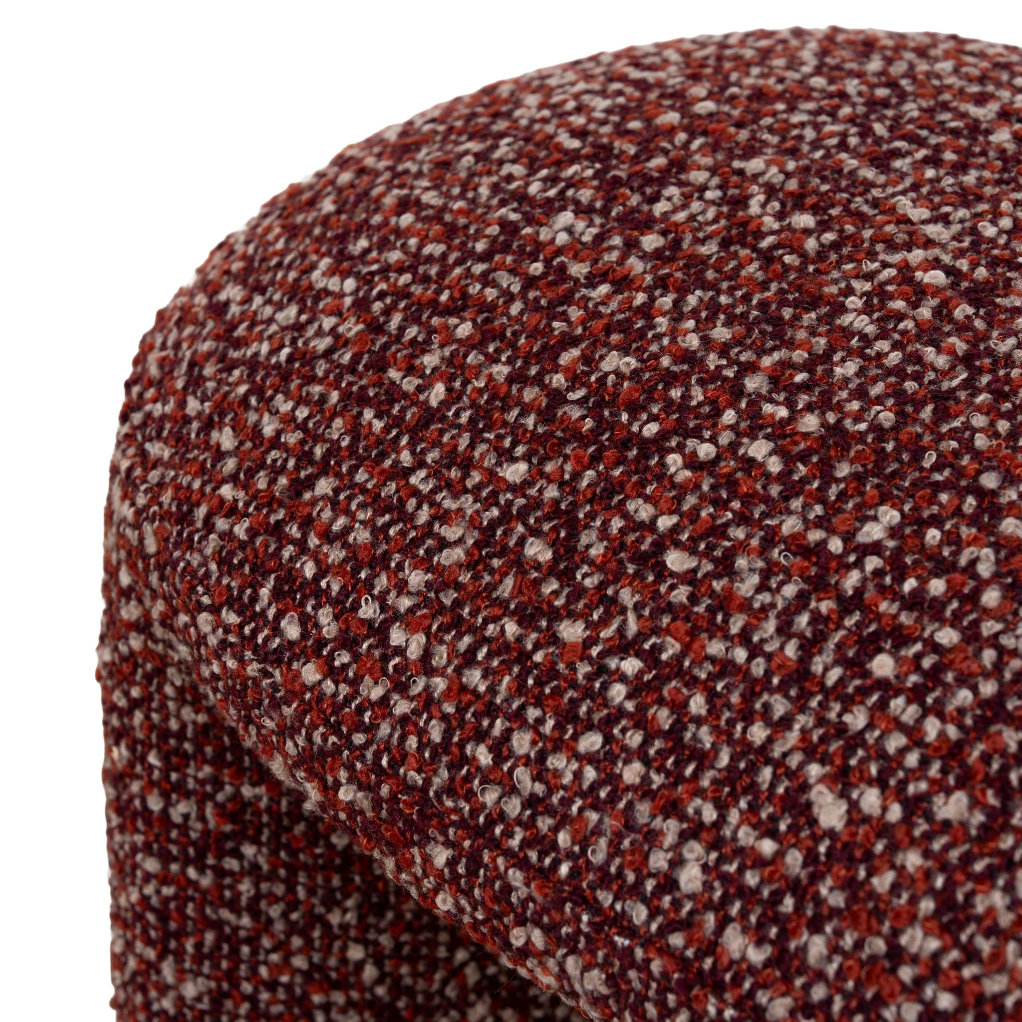 Dikera 1.5m Long Ottoman Bench - Autumn Red