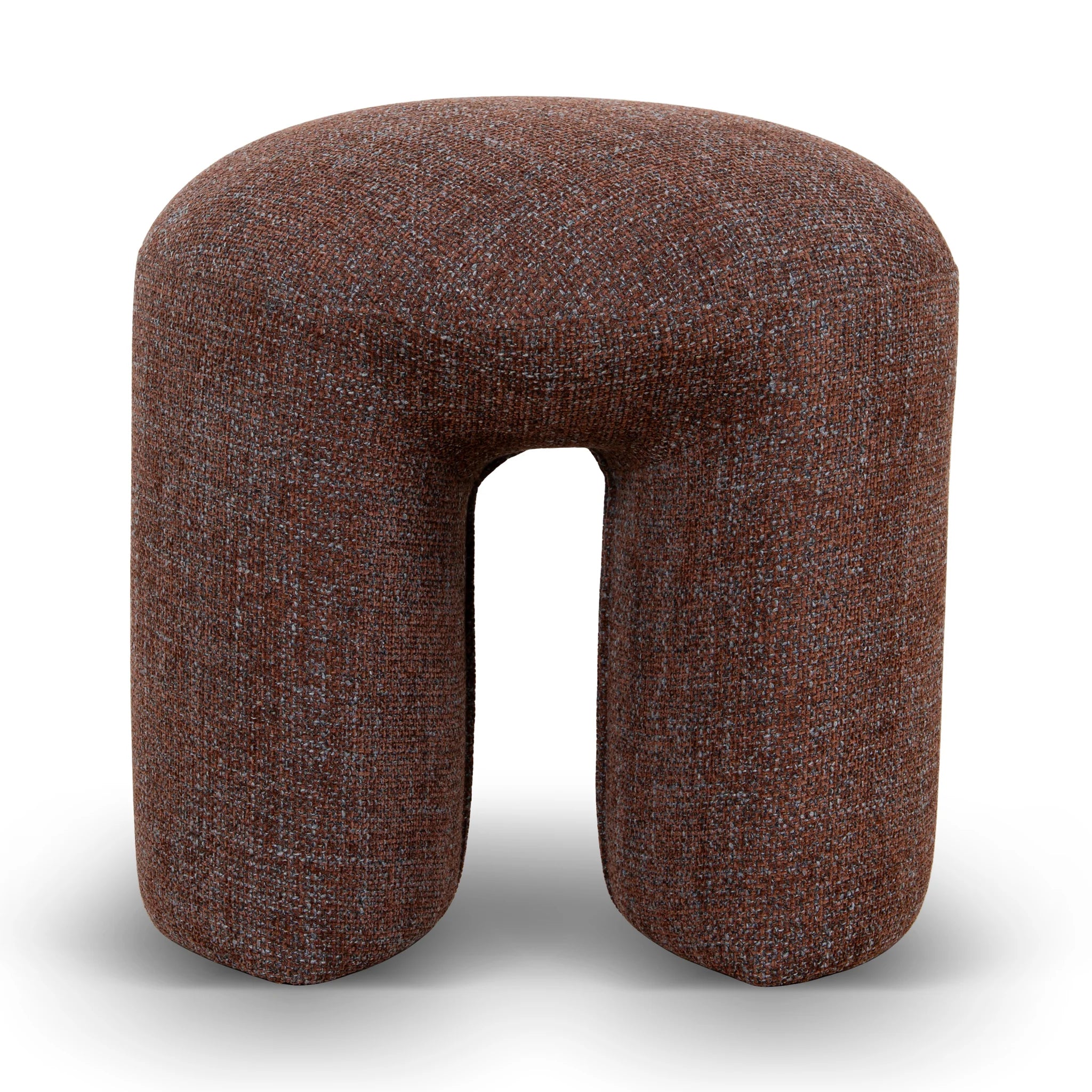 Showcasing Tirevela Round Ottoman - Moss Brown LC12421-YY Ottoman by Calibre Furniturs
