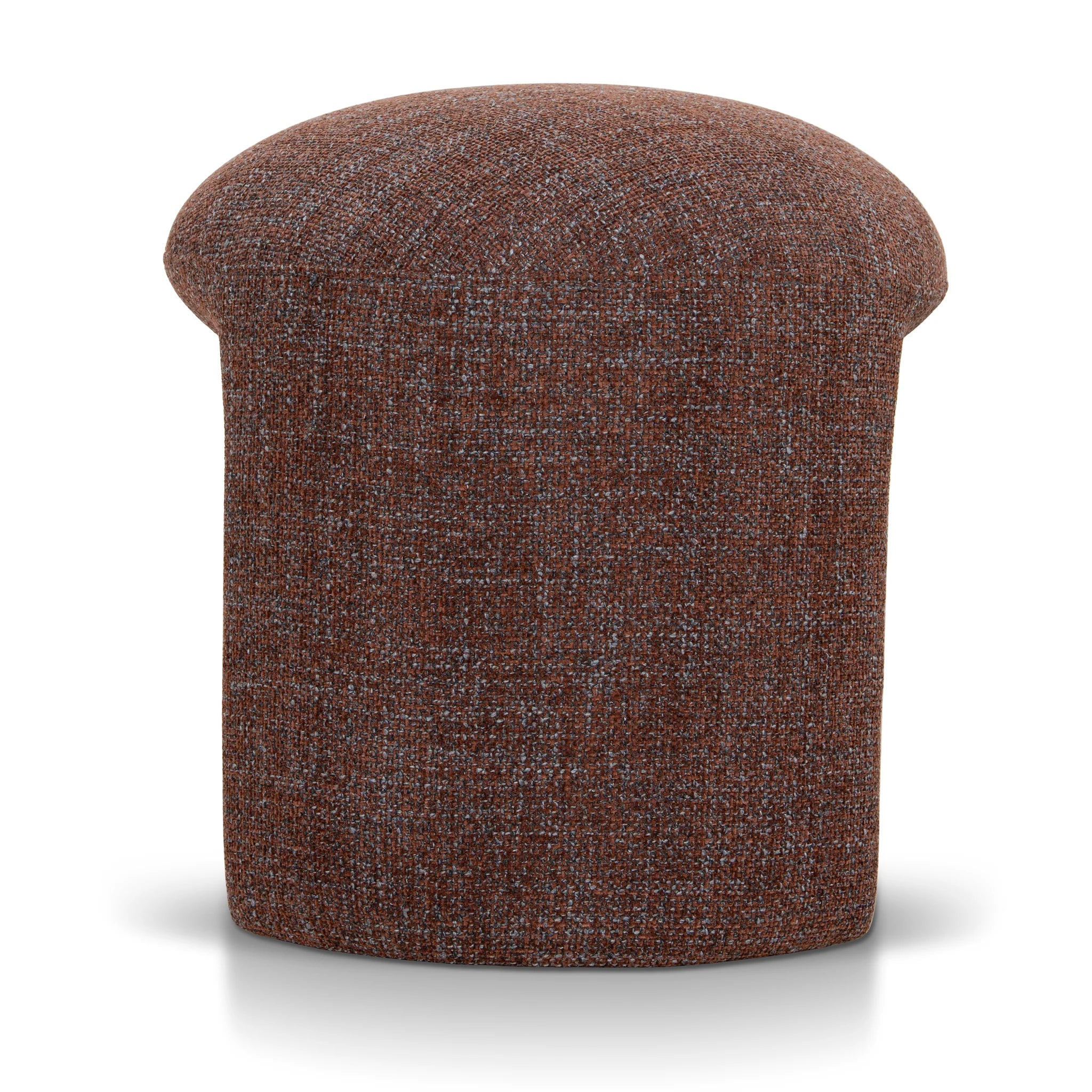 Showcasing Tirevela Round Ottoman - Moss Brown LC12421-YY Ottoman by Calibre Furniturs