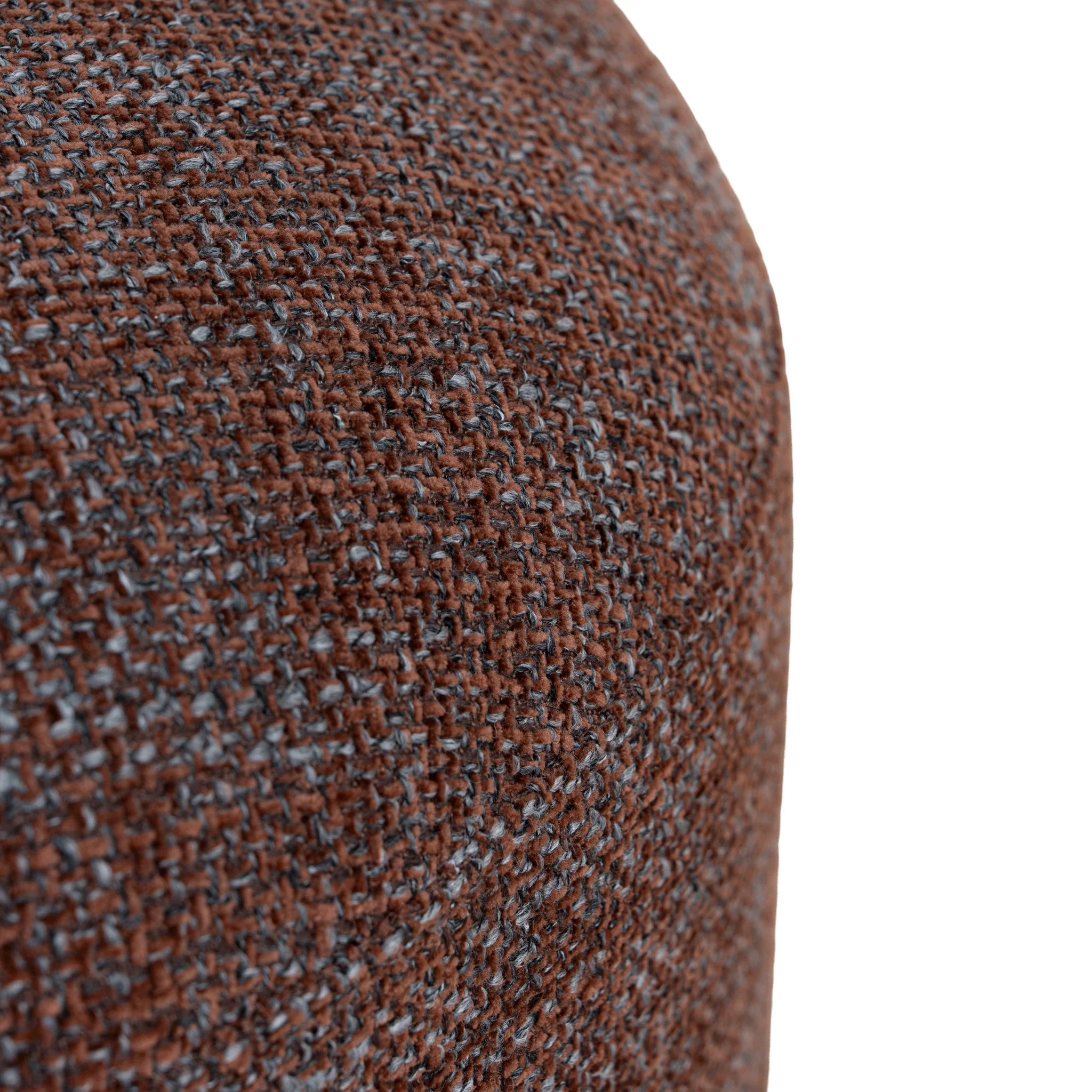 Tirevela Round Ottoman - Moss Brown