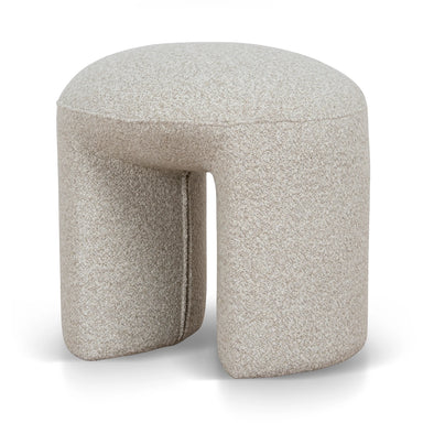 Showcasing Rabela Round Ottoman - Oatmeal Beige LC12422-YY Ottoman by Calibre Furniturs
