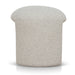 Showcasing Rabela Round Ottoman - Oatmeal Beige LC12422-YY Ottoman by Calibre Furniturs