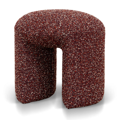 Showcasing Riluna Round Ottoman -  Autumn Red LC12423-YY Ottoman by Calibre Furniturs