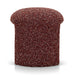 Showcasing Riluna Round Ottoman -  Autumn Red LC12423-YY Ottoman by Calibre Furniturs