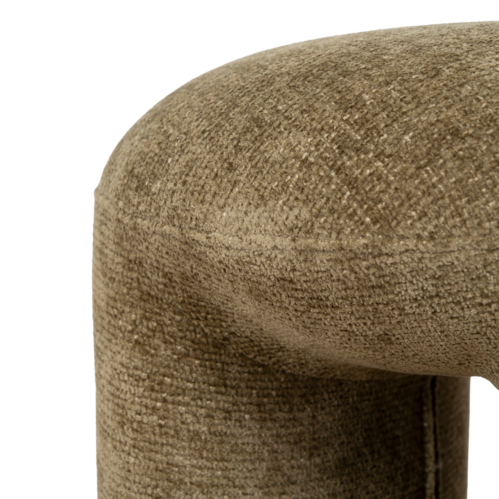 CLC12424-YY Round Ottoman - Lila Olive